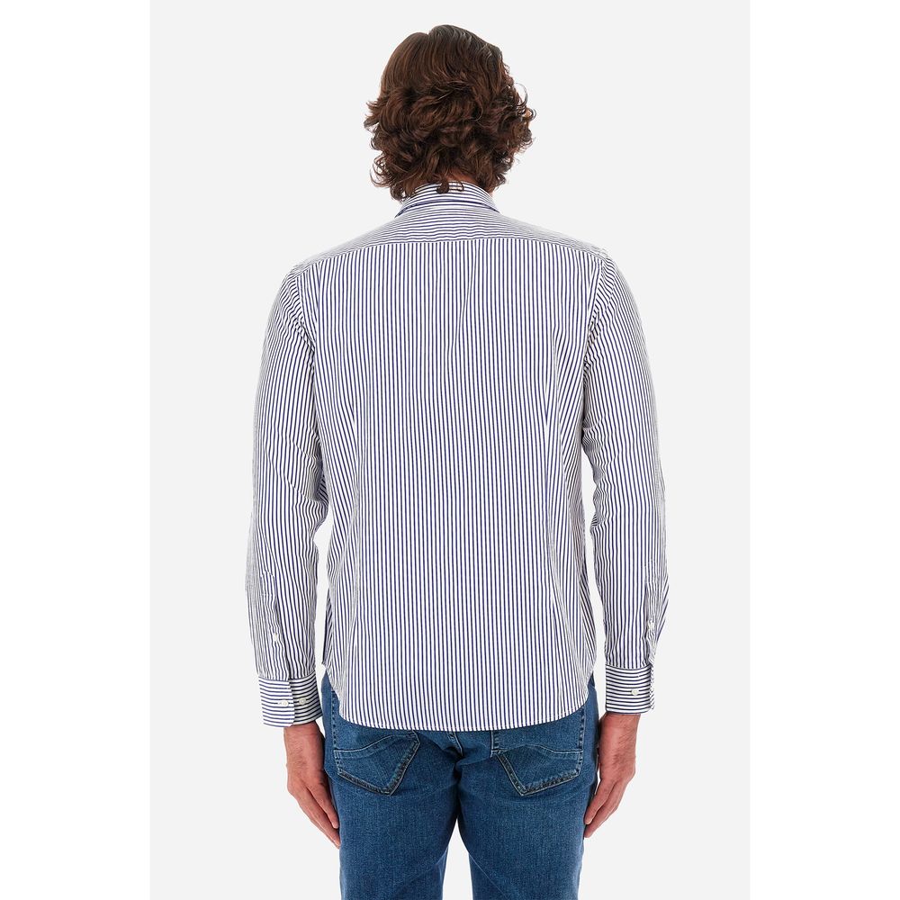 La Martina White Cotton Shirt by La Martina