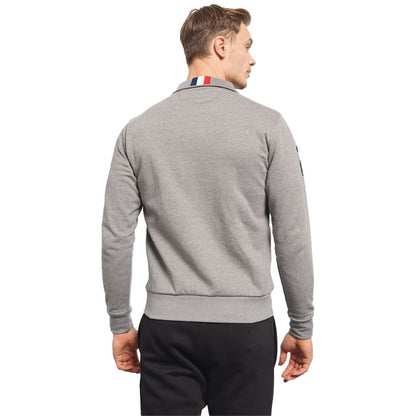 La Martina Gray Cotton Sweater by La Martina