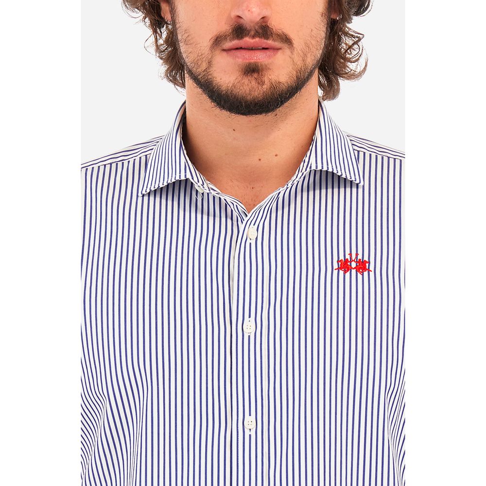 La Martina White Cotton Shirt by La Martina