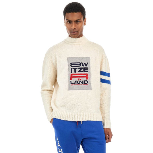 La Martina White Polyamide Sweater by La Martina