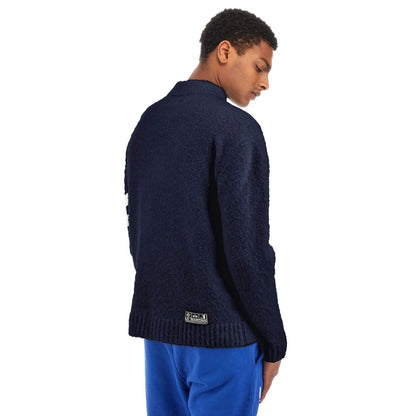 La Martina Blue Polyamide Sweater by La Martina