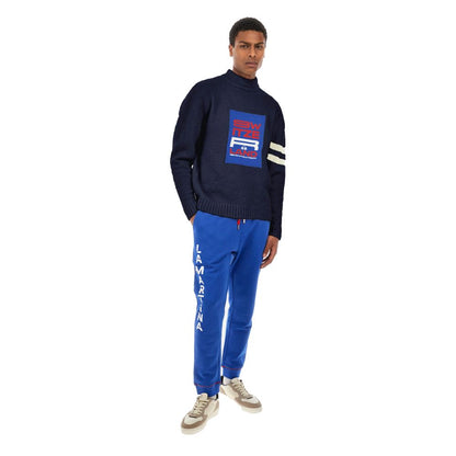 La Martina Blue Polyamide Sweater by La Martina