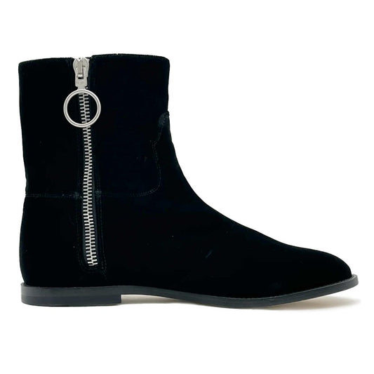 Bottines Off-White en cuir de veau noir pour femme