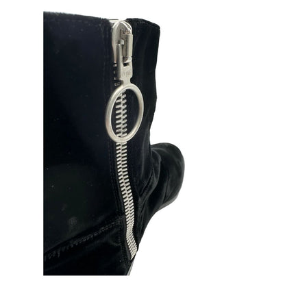 Bottines Off-White en cuir de veau noir pour femme