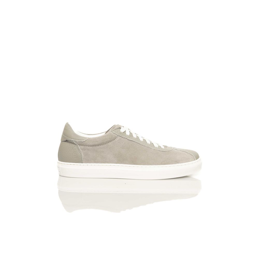 Cerruti 1881 Gray Cowhide Men Sneaker by Cerruti 1881