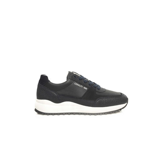 Cerruti 1881 Blue Cowhide Men Sneaker by Cerruti 1881