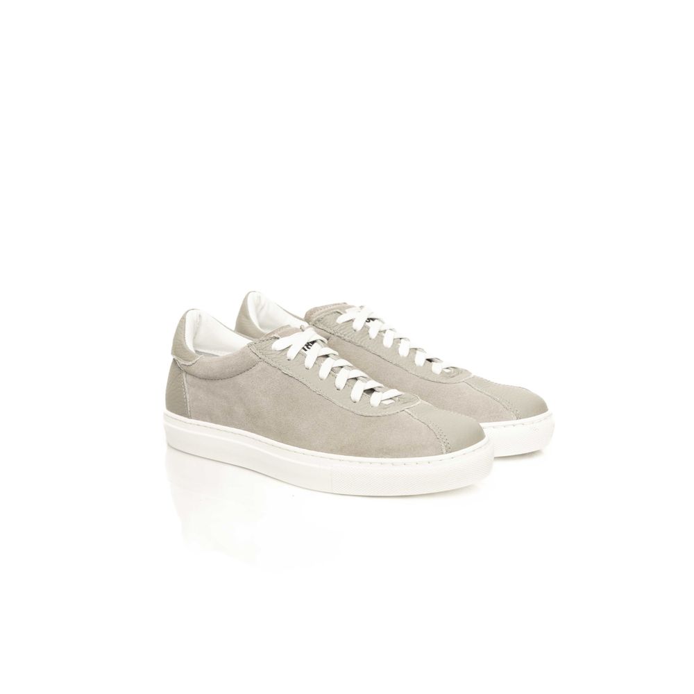 Cerruti 1881 Gray Cowhide Men Sneaker by Cerruti 1881