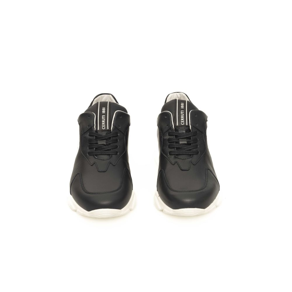 Cerruti 1881 Blue Cowhide Men Sneaker by Cerruti 1881