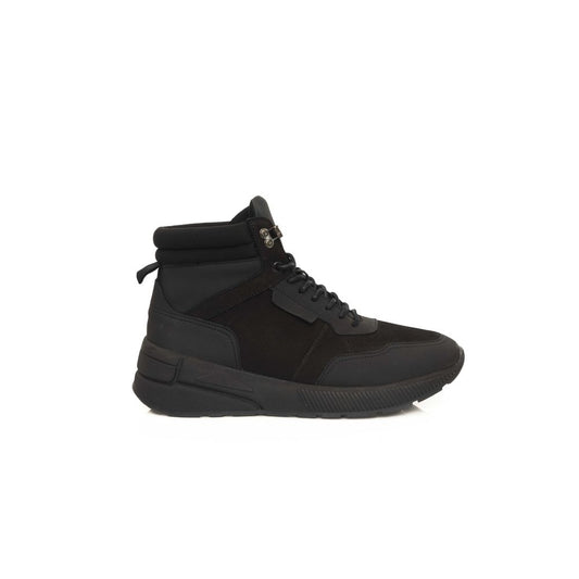 Cerruti 1881 Black Leather Men Sneaker by Cerruti 1881