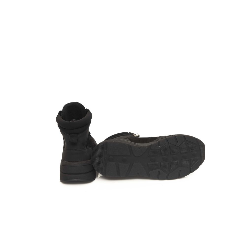Cerruti 1881 Black Leather Men Sneaker by Cerruti 1881
