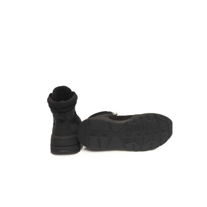 Cerruti 1881 Black Leather Men Sneaker by Cerruti 1881