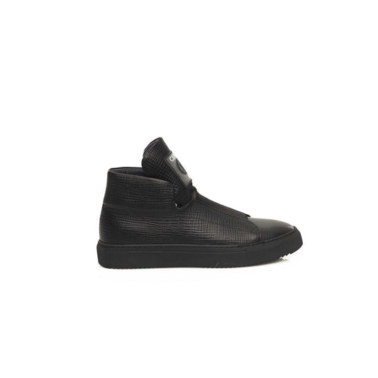 Cerruti 1881 Black Calfskin Men Sneaker by Cerruti 1881