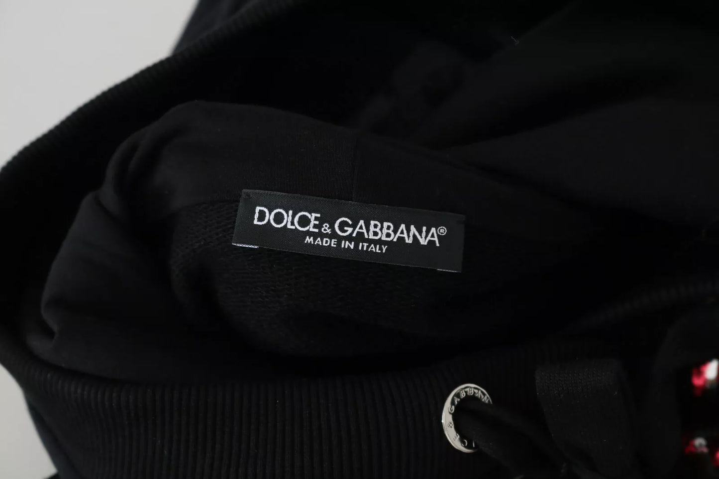 Dolce & Gabbana DG Sequined Hooded Pullover Sweater by Dolce & Gabbana
