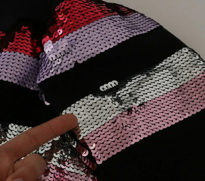 Dolce & Gabbana DG Sequined Hooded Pullover Sweater by Dolce & Gabbana