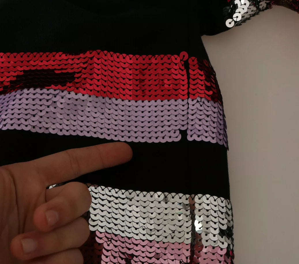 Dolce & Gabbana DG Sequined Hooded Pullover Sweater by Dolce & Gabbana