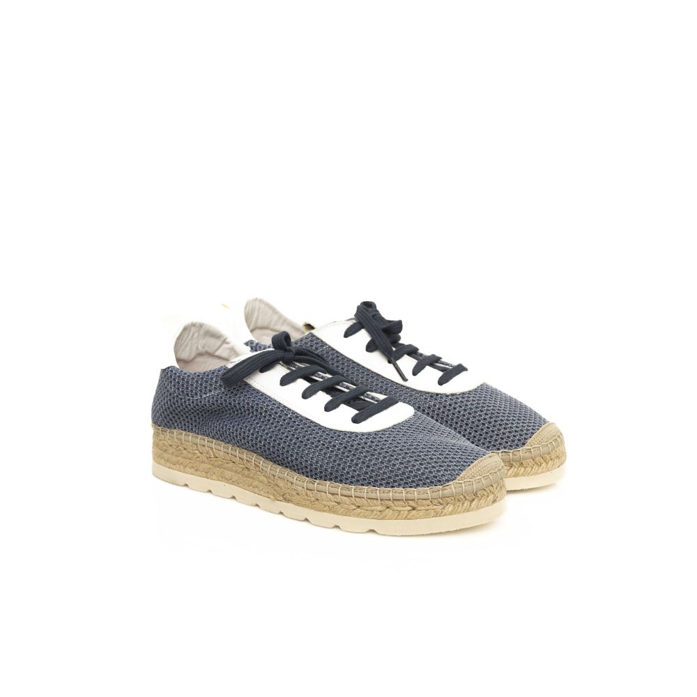 Cerruti 1881 Blue Calfskin Men Sneaker by Cerruti 1881