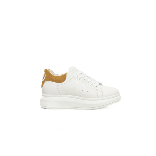 Cerruti 1881 White Leather Women Sneaker by Cerruti 1881