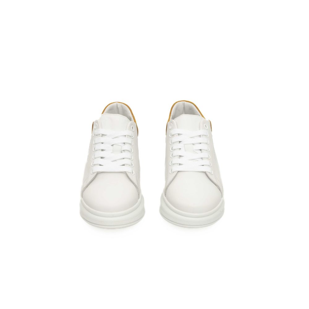 Cerruti 1881 White Leather Women Sneaker by Cerruti 1881