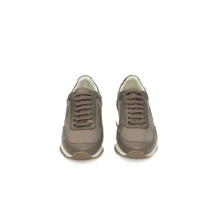 Cerruti 1881 Beige Cowhide Women Sneaker by Cerruti 1881