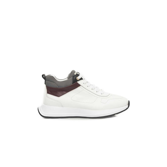 Cerruti 1881 White Leather Women Sneaker by Cerruti 1881