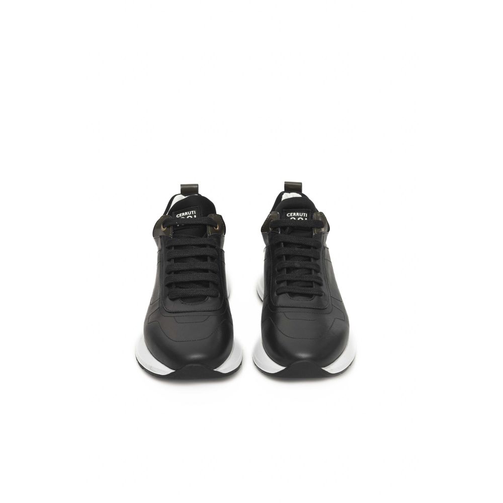 Cerruti 1881 Black Cowhide Women Sneaker by Cerruti 1881