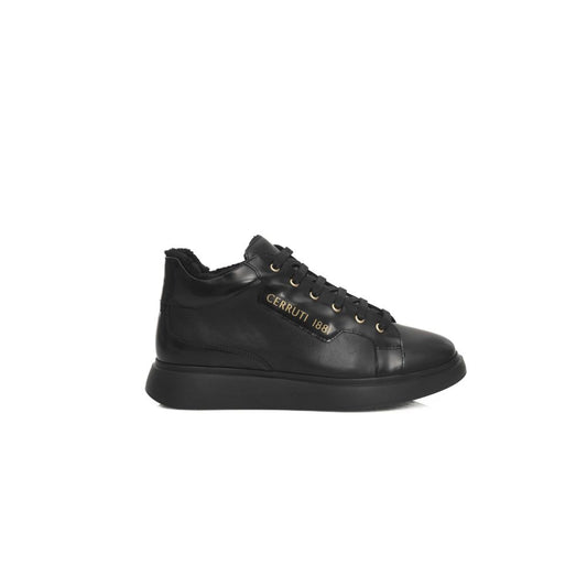 Cerruti 1881 Black Leather Women Sneaker by Cerruti 1881
