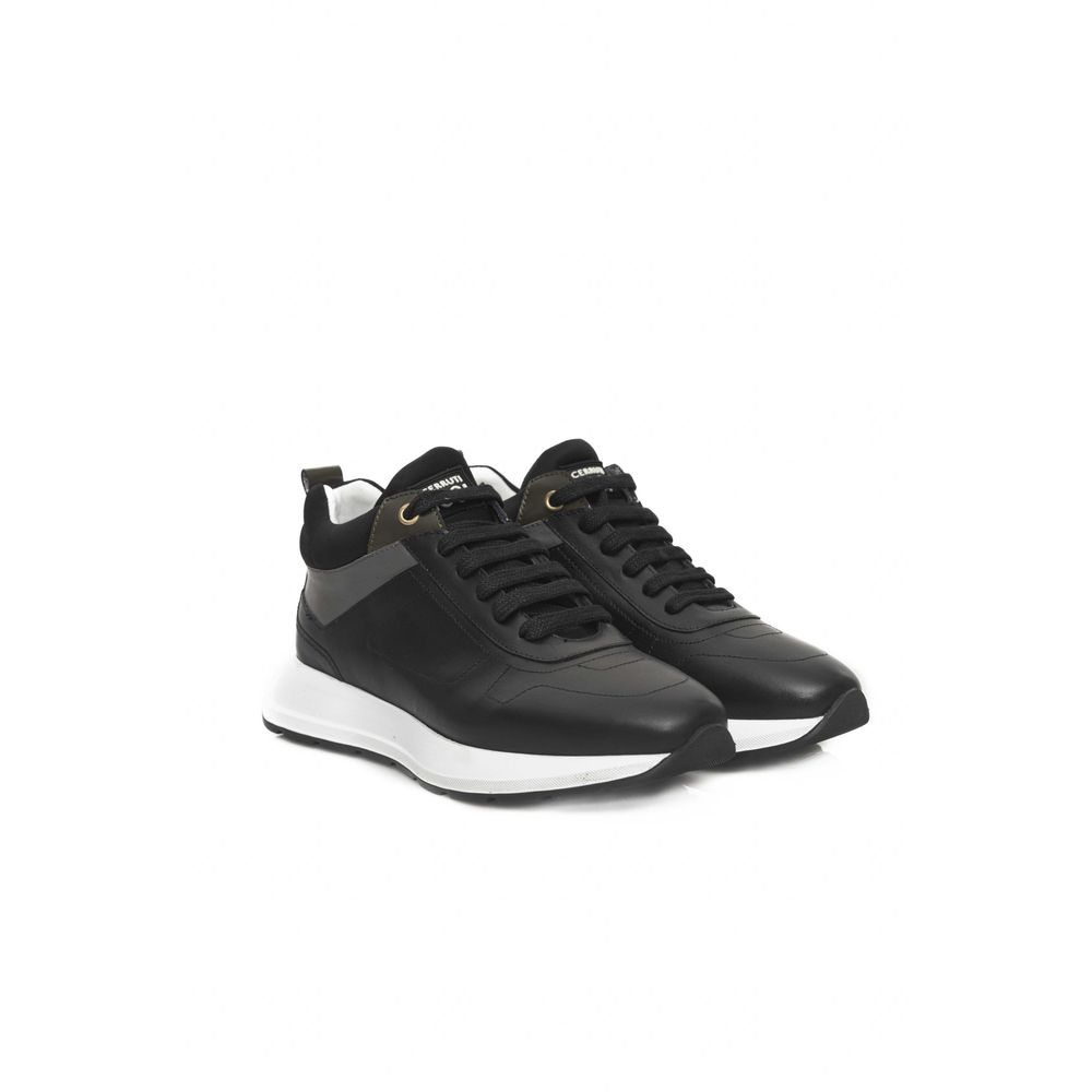 Cerruti 1881 Black Cowhide Women Sneaker by Cerruti 1881