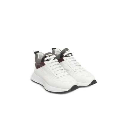 Cerruti 1881 White Leather Women Sneaker by Cerruti 1881