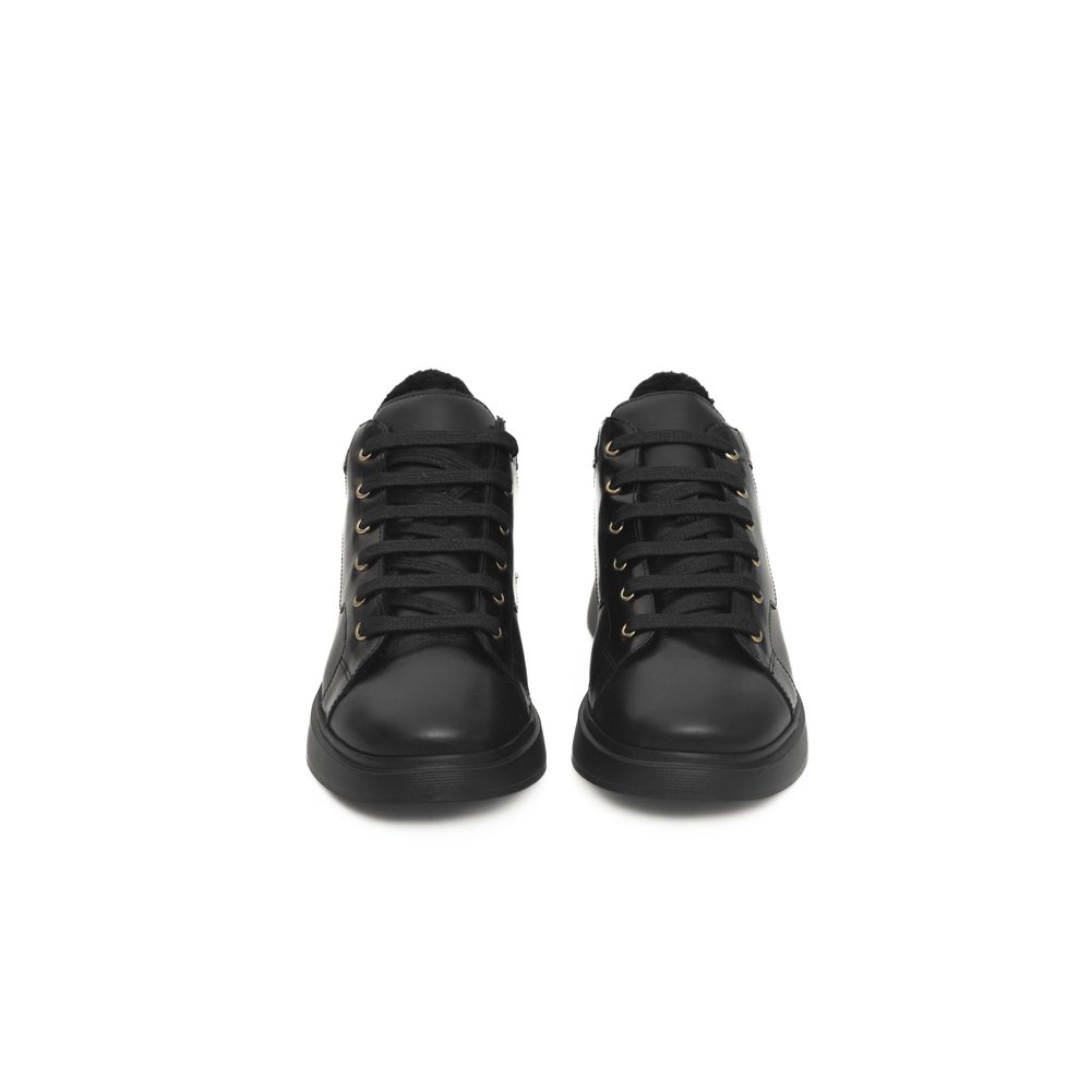 Cerruti 1881 Black Leather Women Sneaker by Cerruti 1881