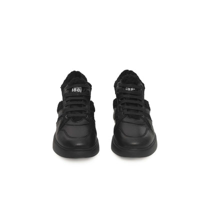 Cerruti 1881 Black Cowhide Women Sneaker by Cerruti 1881