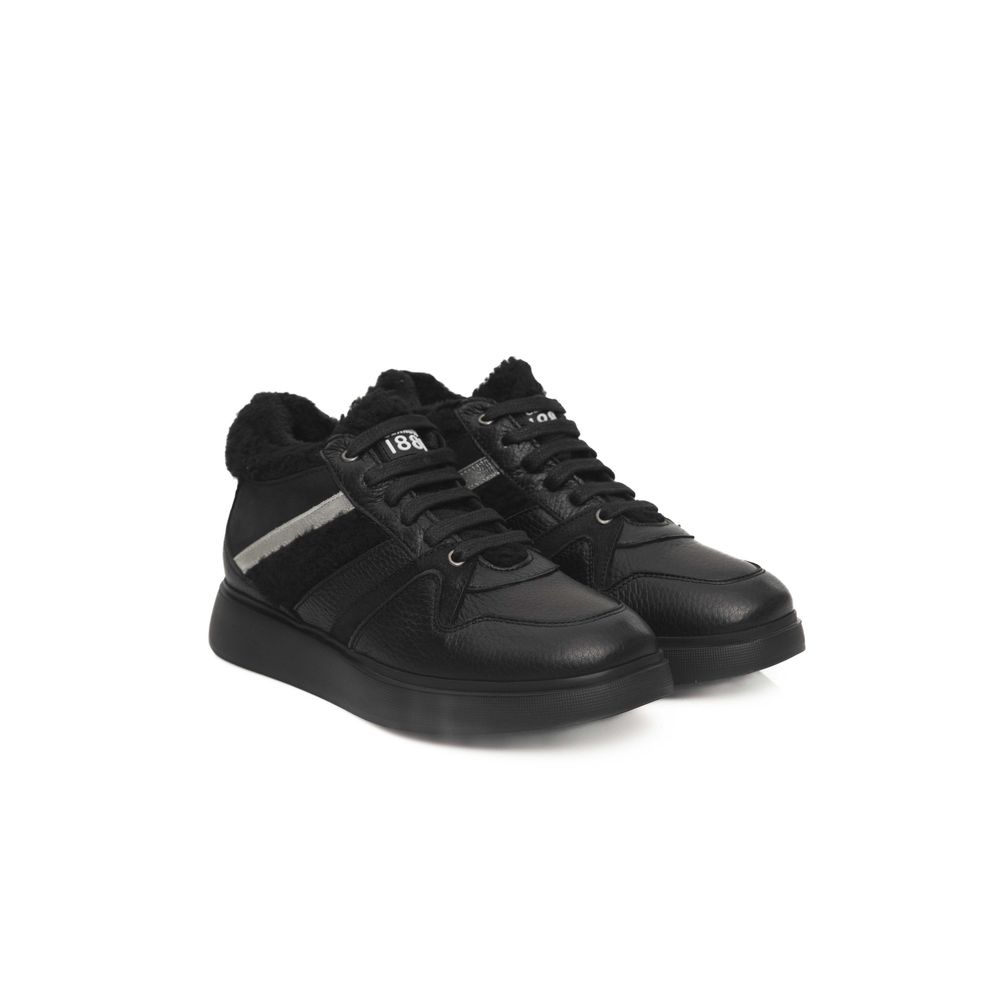 Cerruti 1881 Black Cowhide Women Sneaker by Cerruti 1881