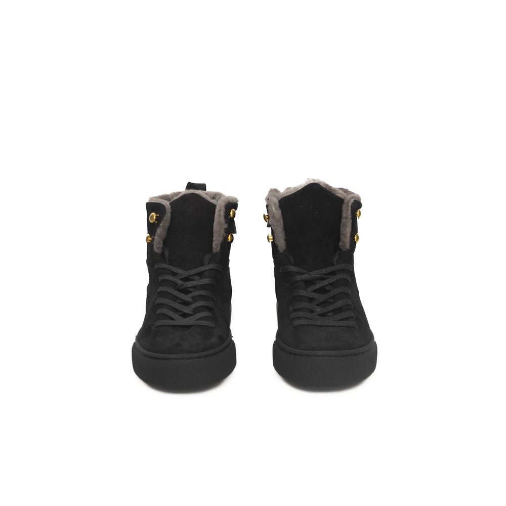 Cerruti 1881 Black Cowhide Women Sneaker by Cerruti 1881