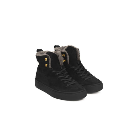 Cerruti 1881 Black Cowhide Women Sneaker by Cerruti 1881