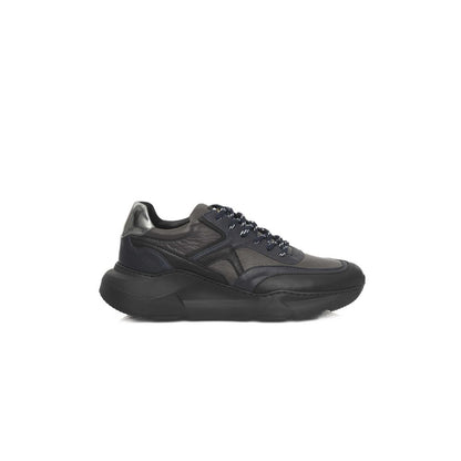 Cerruti 1881 Blue Cowhide Men Sneaker by Cerruti 1881