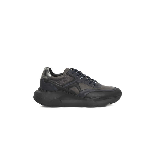Cerruti 1881 Blue Cowhide Men Sneaker by Cerruti 1881
