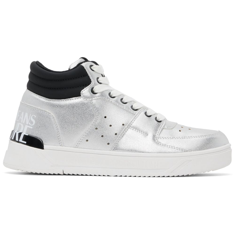 Versace Jeans Gray Polyethylene Sneaker by Versace Jeans