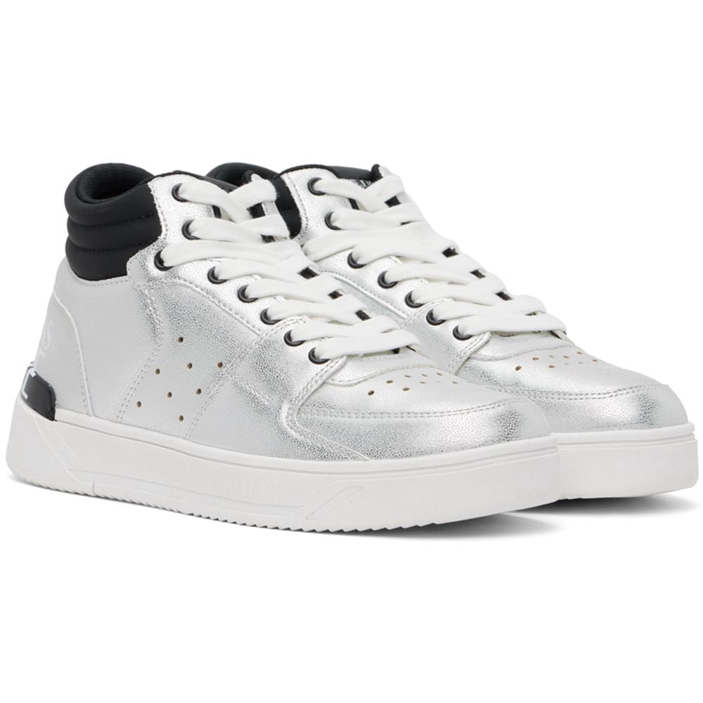 Versace Jeans Gray Polyethylene Sneaker by Versace Jeans
