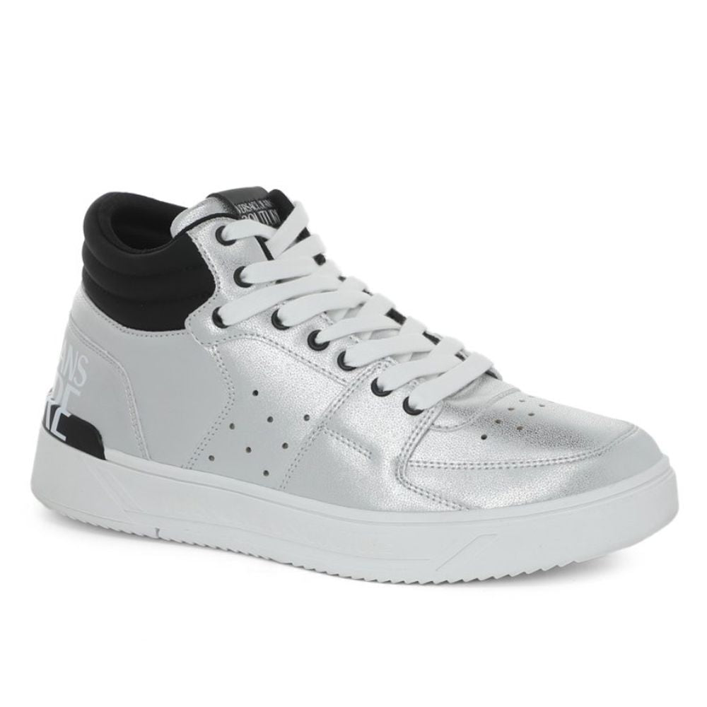 Versace Jeans Gray Polyethylene Sneaker by Versace Jeans