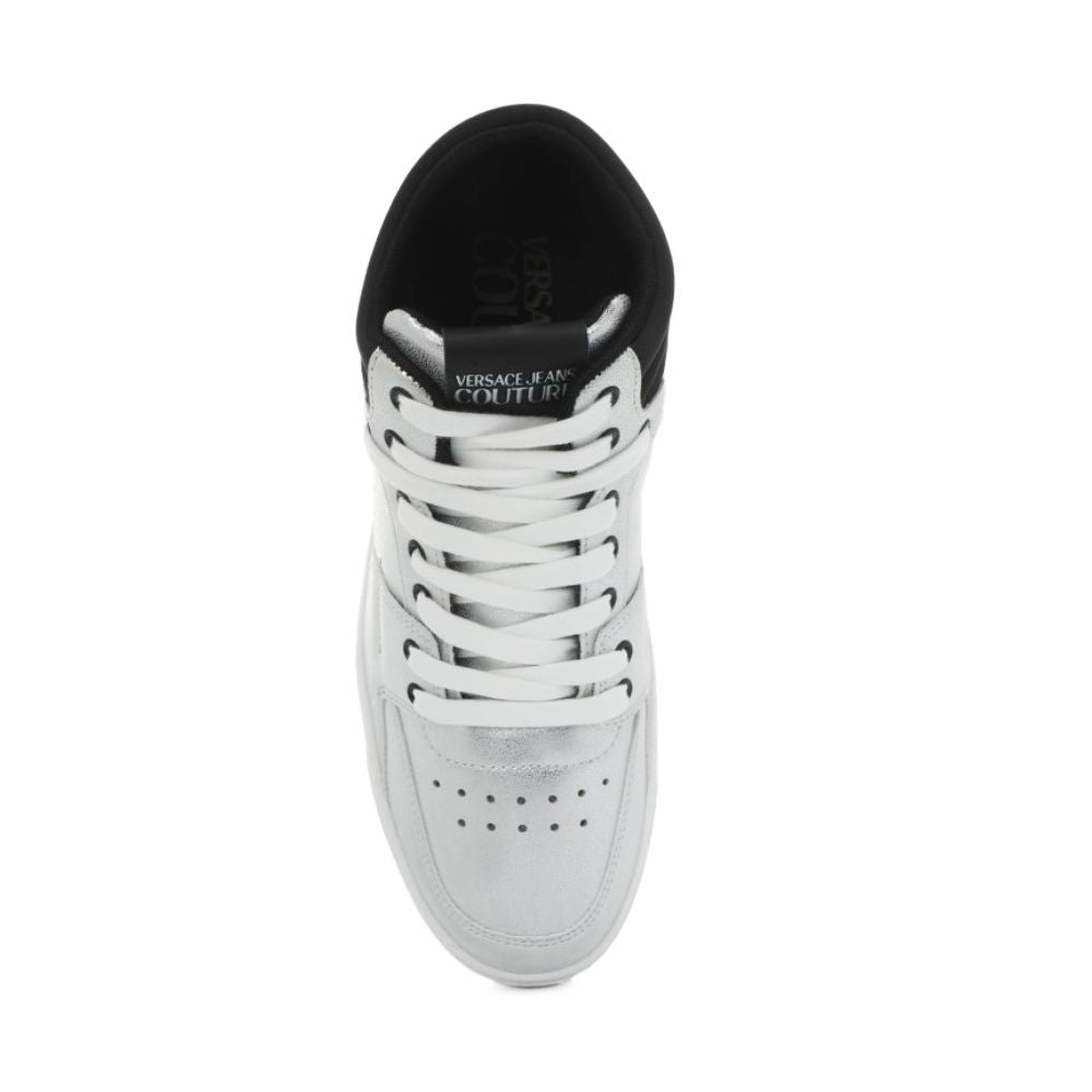 Versace Jeans Gray Polyethylene Sneaker by Versace Jeans