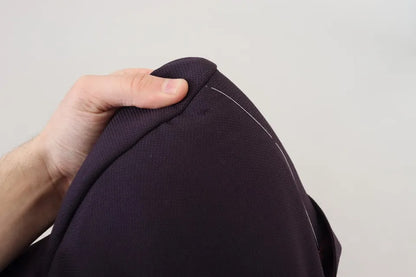 Blazer en laine à simple boutonnage et logo violet Dolce &amp; Gabbana