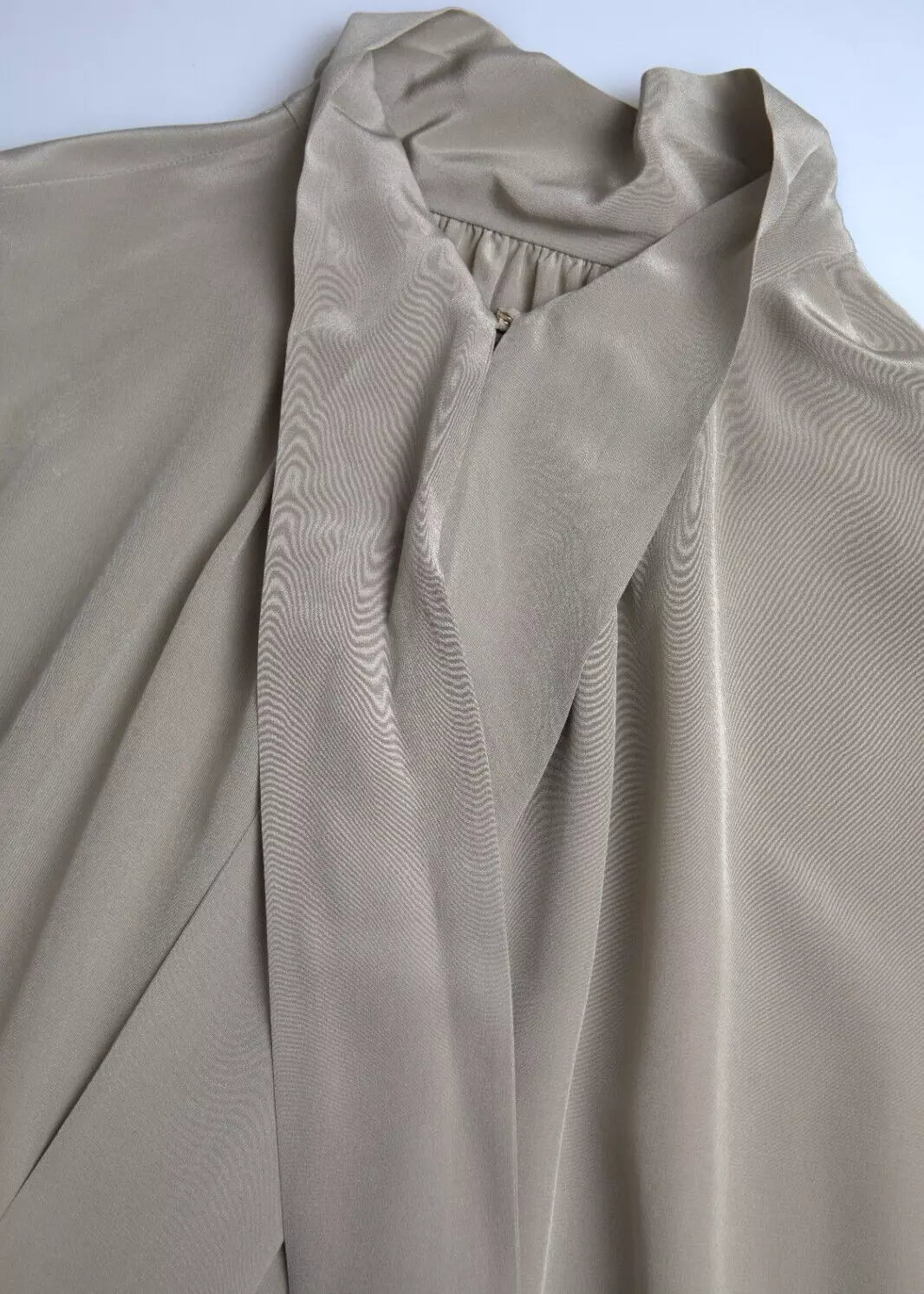 Dolce & Gabbana Gray Mock Neck Long Sleeves Top Blouse by Dolce & Gabbana