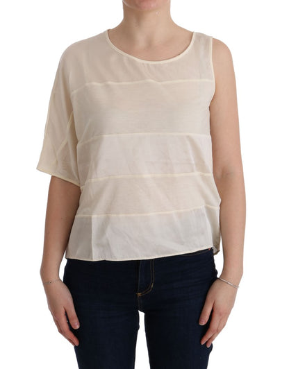 Haut beige sans manches en modal Costume National - Elevated Basics