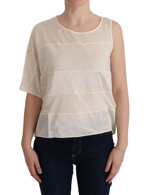 Haut beige sans manches en modal Costume National - Elevated Basics