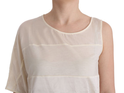 Haut beige sans manches en modal Costume National - Elevated Basics