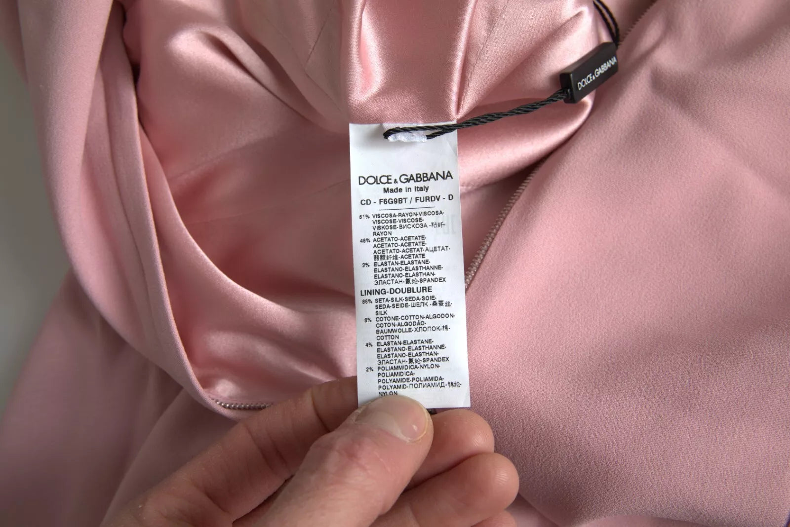 Dolce & Gabbana Pink A-line Flare Viscose Short Sleeves Dress by Dolce & Gabbana