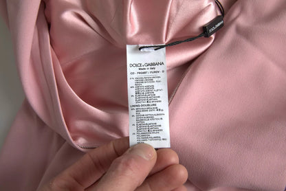 Dolce & Gabbana Pink A-line Flare Viscose Short Sleeves Dress by Dolce & Gabbana