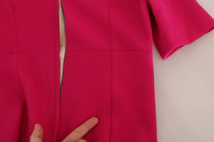 Dolce & Gabbana Pink Italia Forever Crystal Sheath Dress by Dolce & Gabbana