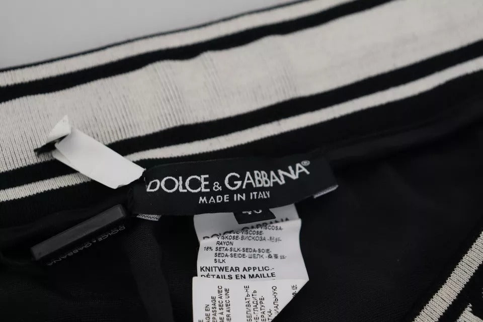 Dolce & Gabbana Black Jogger Jogging Trouser Cotton Pants by Dolce & Gabbana