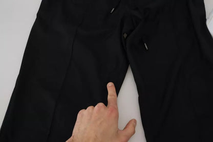 Dolce & Gabbana Black Jogger Jogging Wool Pants by Dolce & Gabbana