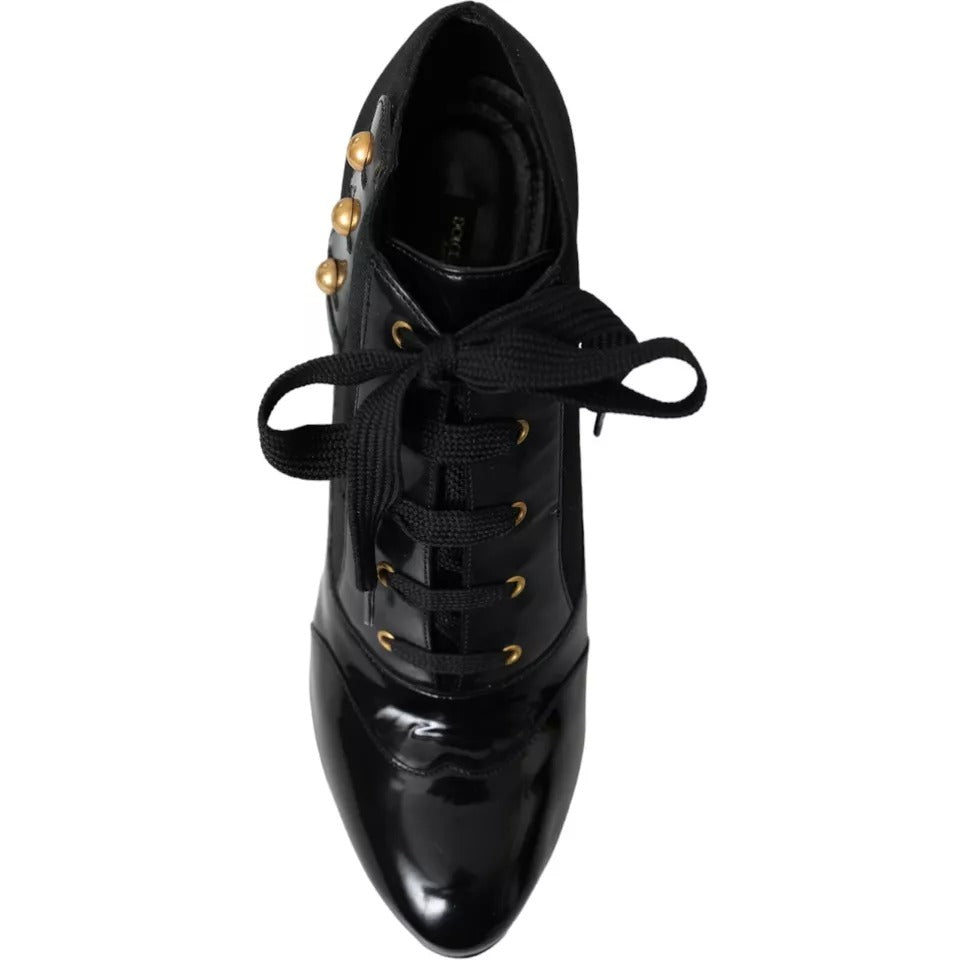 Bottines en jersey stretch noir Dolce &amp; Gabbana